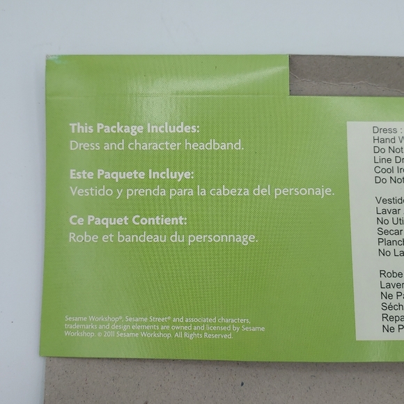 *SHIPS SAME/NEXT DAY!* New Frilly Elmo Girls Costume Dress - Size 3T-4T - Picture 4 of 4